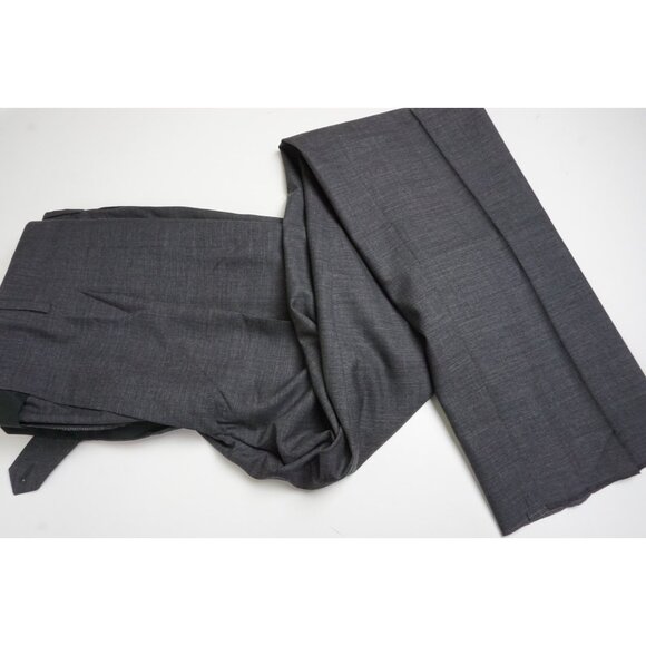 Abla Napoli x Attolini S180s Wool Gray 2 Pc Suit Jacket Pants Sz 44 BRAND NEW - Picture 10 of 11